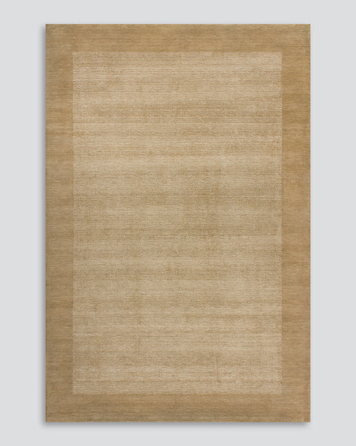 Mayfair Floor Rug in Wheat, the whole rug shown flat on a plain background