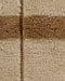 Mesa Floor Rug in Camel, close-up of the wool pile and texture