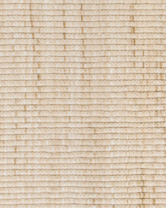 Lonsdale Floor Rug in Almond, close-up of the recycled PET pile and texture