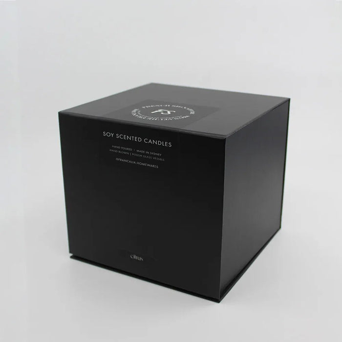 Noctis Scented Candle Engraved Candle Holder