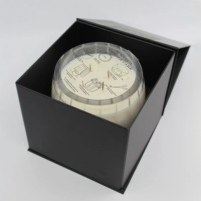 Noctis Scented Candle Engraved Candle Holder