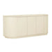 Oberon Crescent Marble Buffet - Natural Travertine - Shell