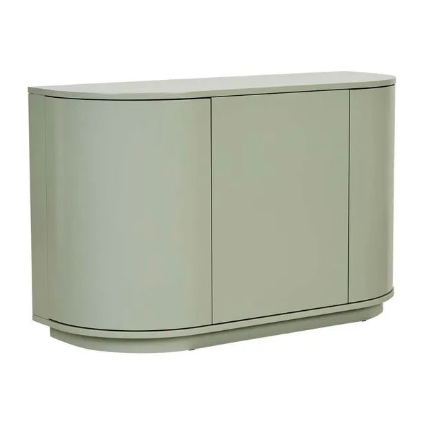 Oberon Crescent Storage Unit - Gloss Sage