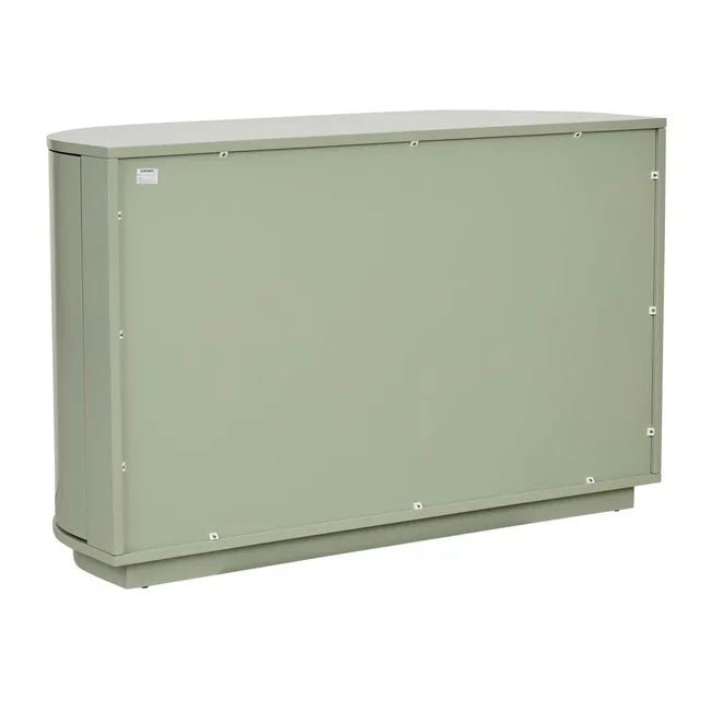Oberon Crescent Storage Unit - Gloss Sage