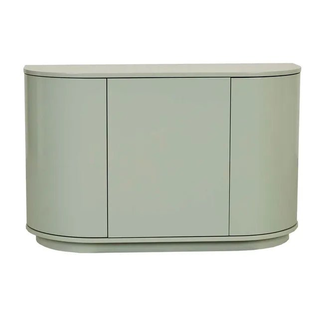 Oberon Crescent Storage Unit - Gloss Sage