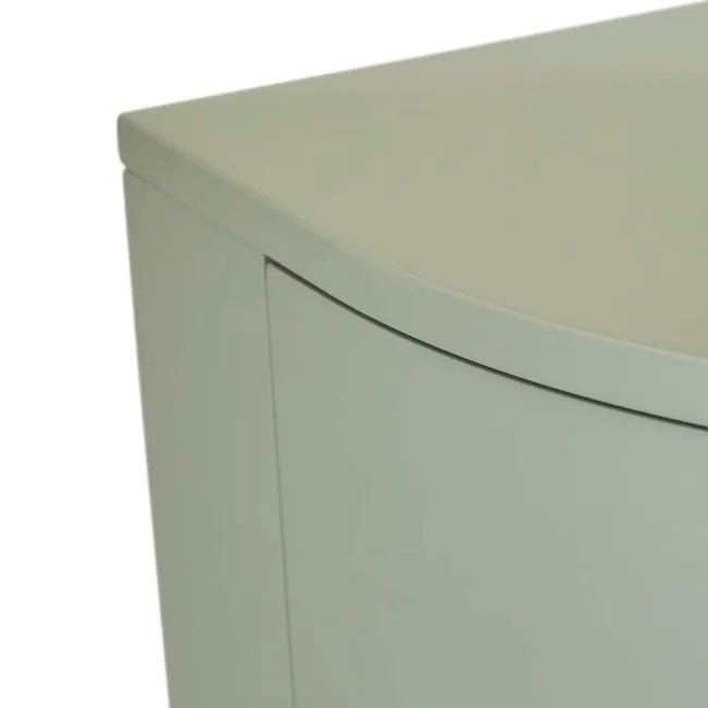 Oberon Crescent Storage Unit - Gloss Sage