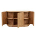 Oberon Crescent Storage Unit - Natural Ash