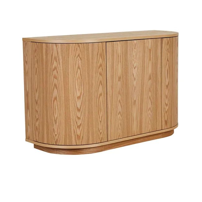 Oberon Crescent Storage Unit - Natural Ash