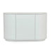 Oberon Crescent Storage Unit - White Grain Ash