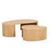 Oberon Curve Nest Coffee Table - Natural Ash