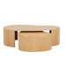 Oberon Curve Nest Coffee Table - Natural Ash