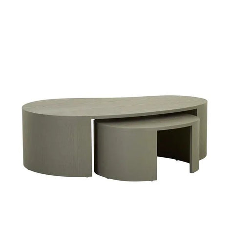 Oberon Curve Nest Coffee Table - Thyme