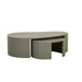 Oberon Curve Nest Coffee Table - Thyme