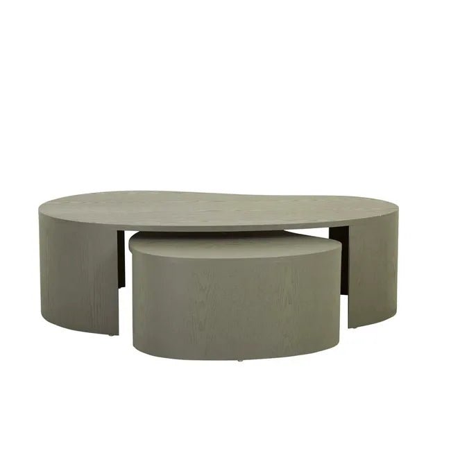 Oberon Curve Nest Coffee Table - Thyme