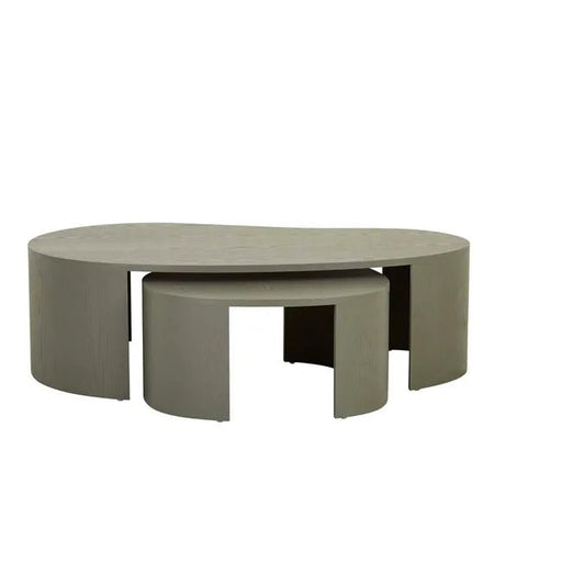 Oberon Curve Nest Coffee Table - Thyme