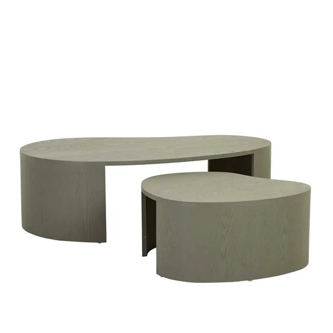 Oberon Curve Nest Coffee Table - Thyme