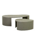 Oberon Curve Nest Coffee Table - Thyme