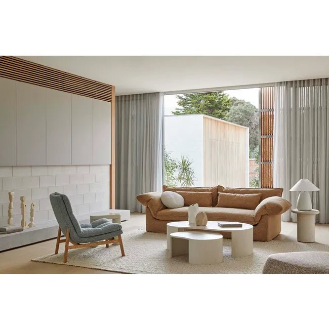 Oberon Curve Nest Coffee Table - Thyme