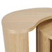 Oberon Curve Set of 2 Side Table - Natural Ash