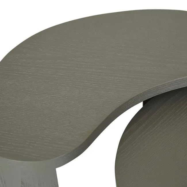 Oberon Curve Set of 2 Side Table - Thyme