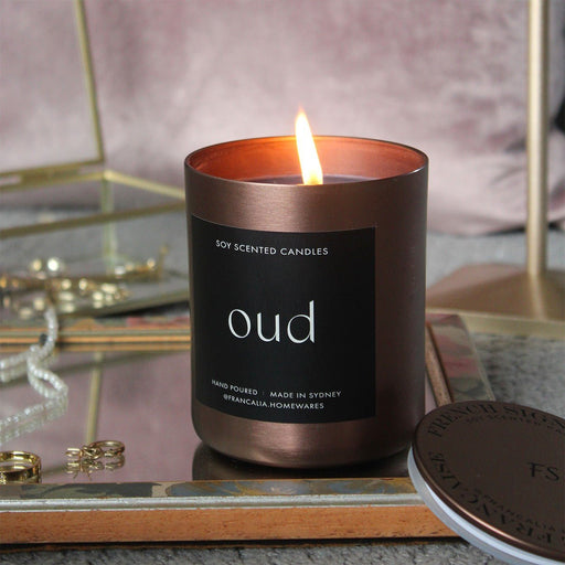 Oud Elegance – Rose Gold Jar
