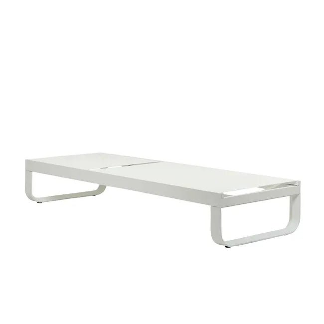 Pier Curve Sunbed - White - White