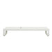 Pier Curve Sunbed - White - White