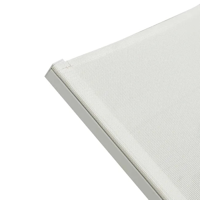 Pier Curve Sunbed - White - White