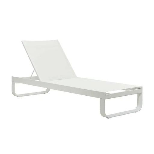 Pier Curve Sunbed - White - White
