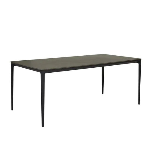 Portsea Classic Dining Tables - Grey Stone - Charcoal Aluminium