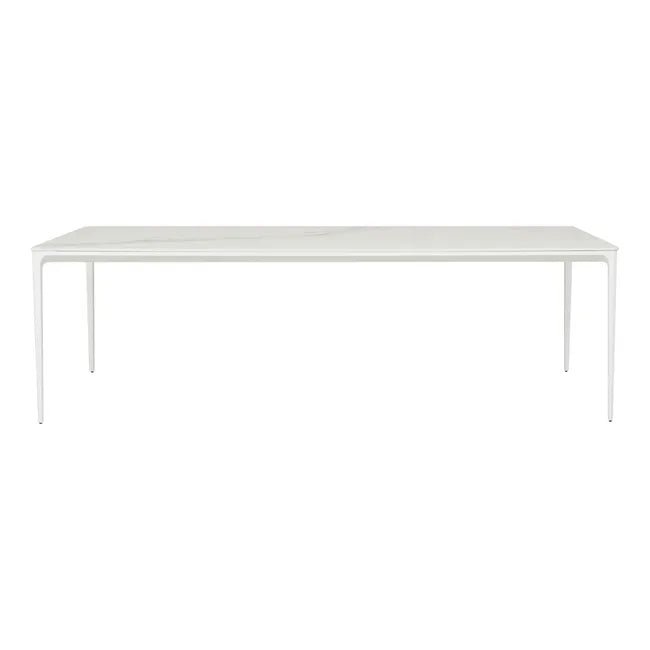 Portsea Classic Dining Tables - White Stone - White