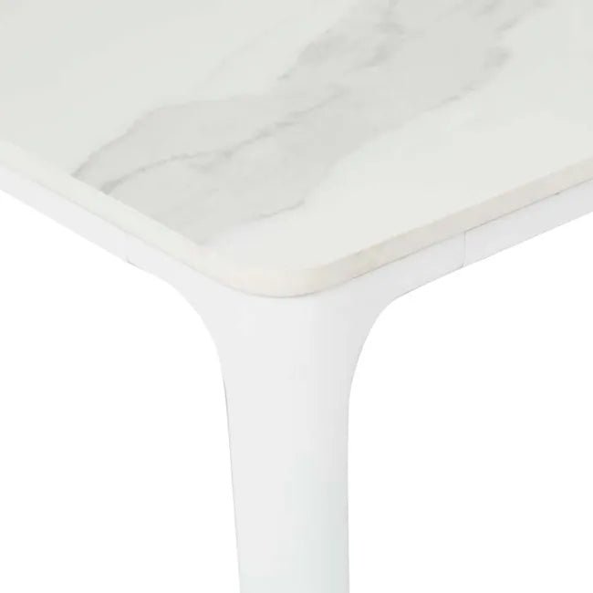Portsea Classic Dining Tables - White Stone - White