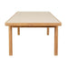 Cannes Quadra Dining Table - Crema - Natural Teak