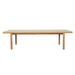 Cannes Quadra Dining Table - Crema - Natural Teak