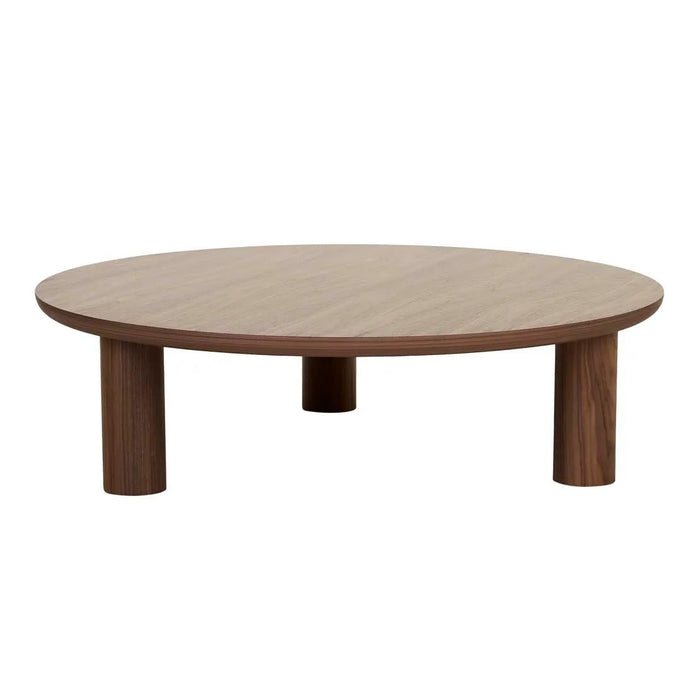 Seb Round Coffee Table - WALNUT