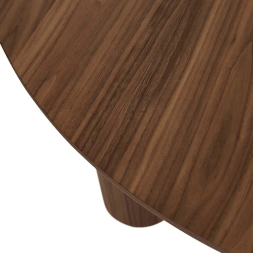 Seb Round Coffee Table - WALNUT