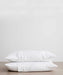 Set of 2 Linen Pillowcases – White