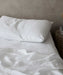 Set of 2 Linen Pillowcases – White