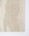 Shoreline Floor Rug in Sand, close-up of a corner showing the edge and wool pile