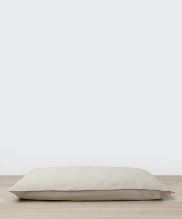 Silk Linen Flip Pillowcase – Smoke