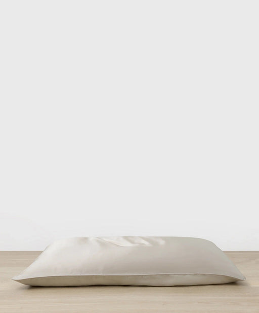Silk Linen Flip Pillowcase – Smoke