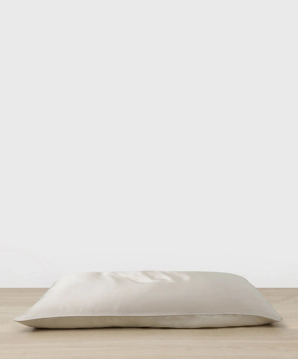 Silk Linen Flip Pillowcase – Smoke