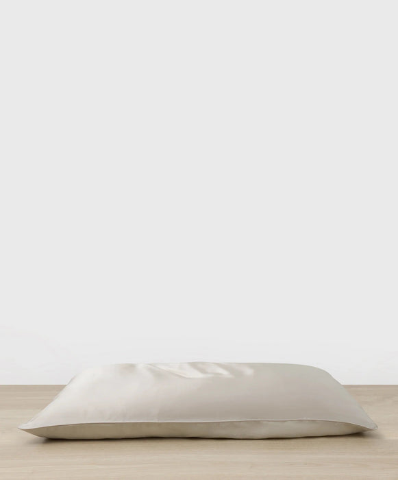 Silk Linen Flip Pillowcase – Smoke