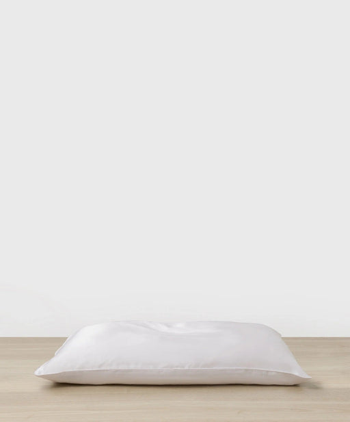 Silk Linen Flip Pillowcase – White