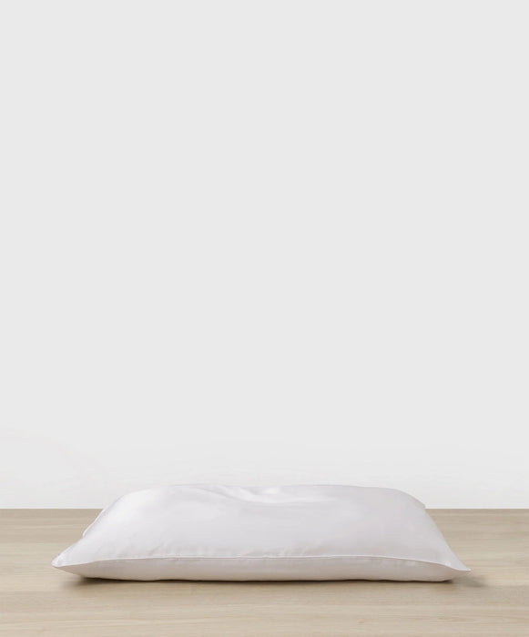 Silk Linen Flip Pillowcase – White