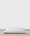 Silk Linen Flip Pillowcase – White
