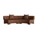 Felix Orbit 4-Seater Arc Sofa - Auburn Weave