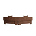 Felix Orbit 4-Seater Arc Sofa - Auburn Weave