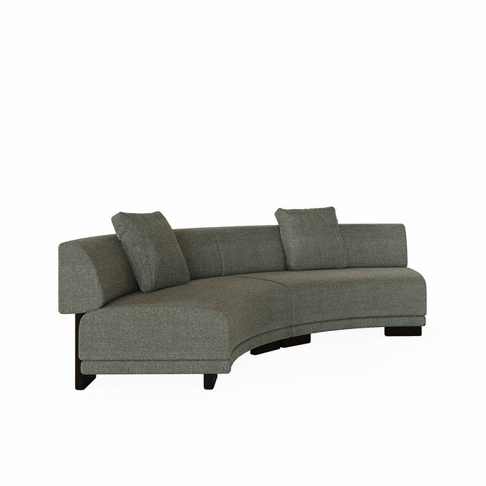 Felix Orbit 4-Seater Arc - Moss Tweed / Matt Black Ash