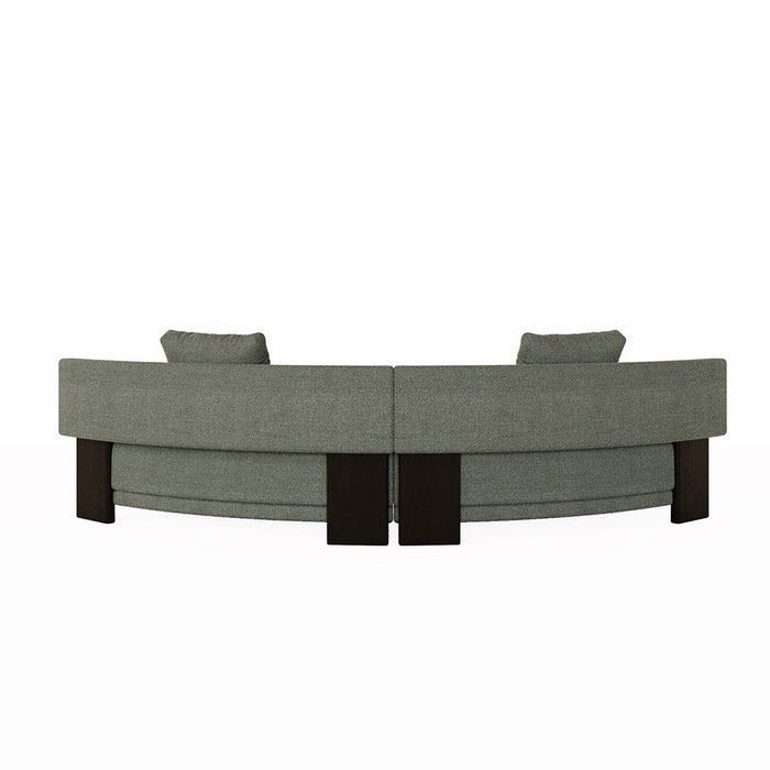Felix Orbit 4-Seater Arc - Moss Tweed / Matt Black Ash
